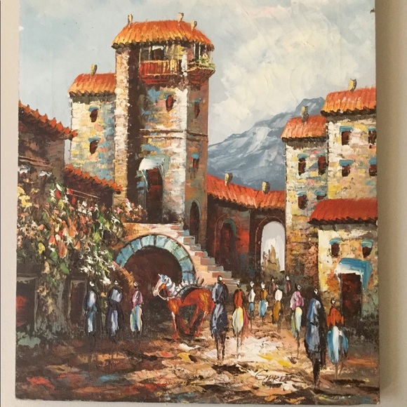 Garber Oil Painting VINTAGE 1930s France 🇫🇷 - Picture 4 of 5